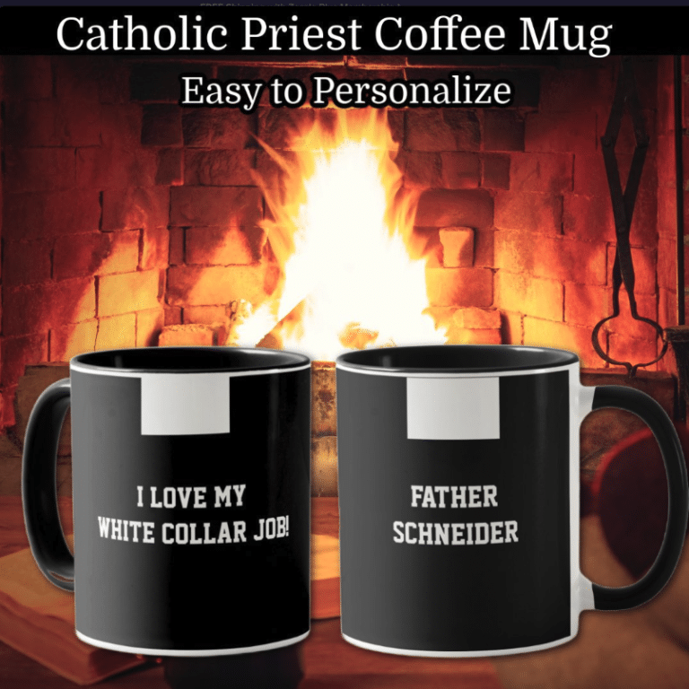 Catholic Priest Gifts, Catholic Priest Mugs, Catholic Gifts, Traditional Catholic Priest Gifts, Traditional Catholic Gifts, Catholic Coffee Mugs